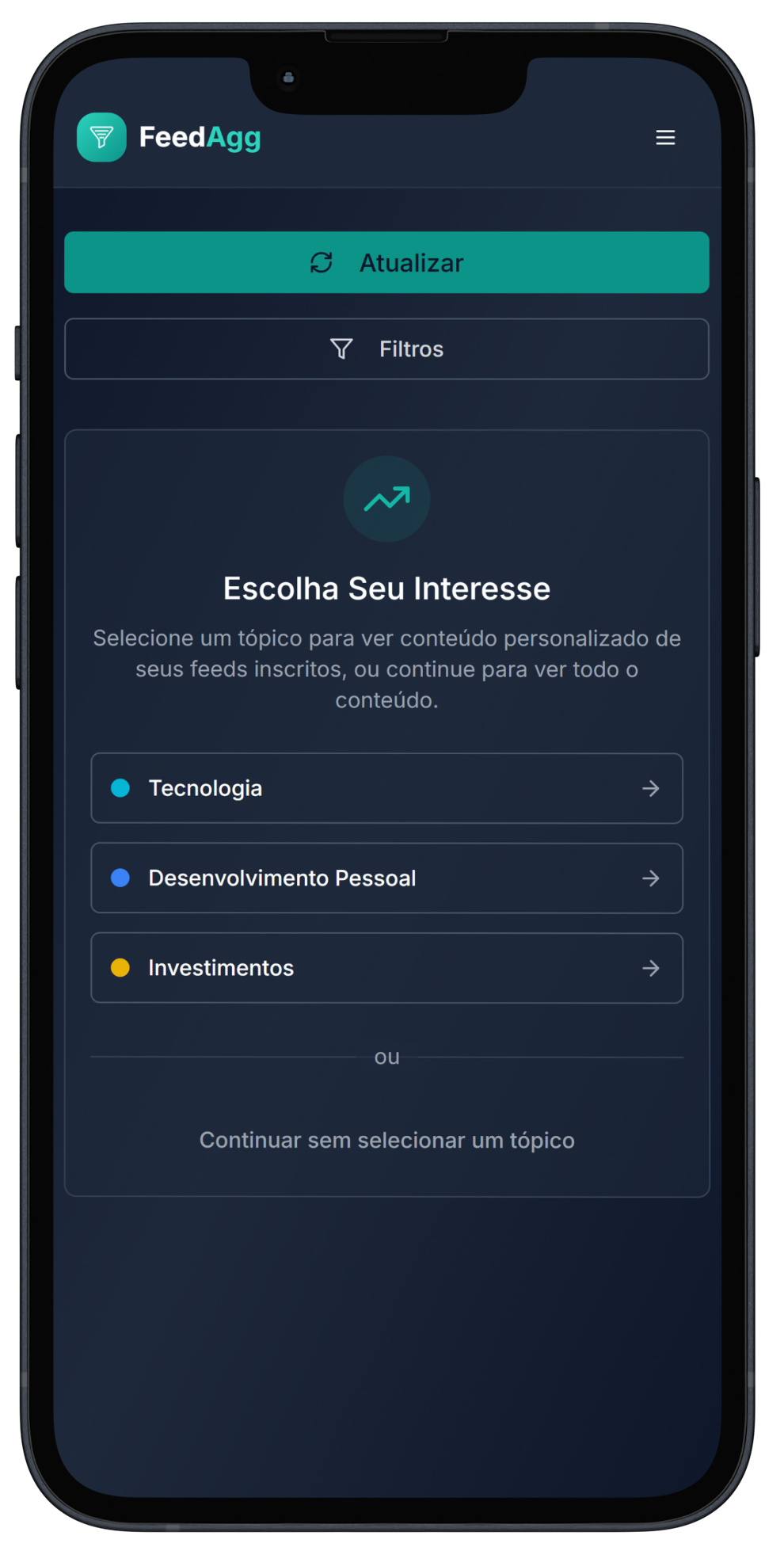 Filtrar conteúdos